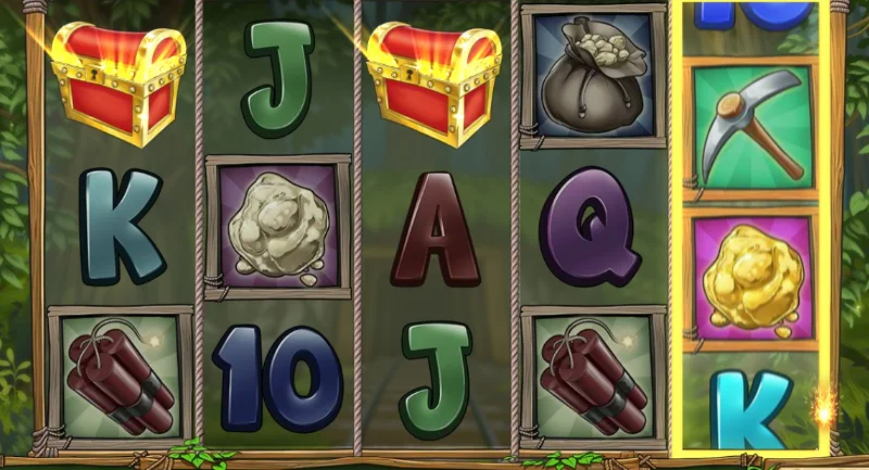 Hugo slot od Play'n GO, plansza z trollem Hugo