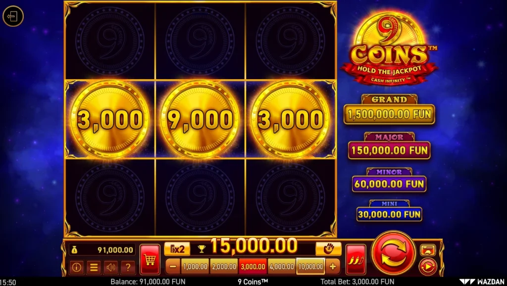 9 Coins – prosty slot o wielkim potencjale pic2