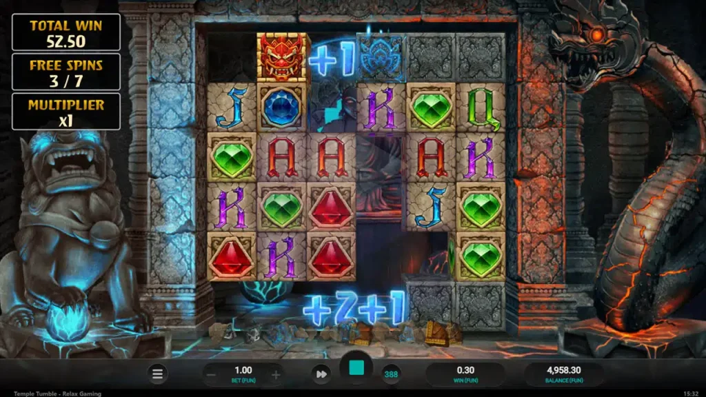 Temple Tumble – megaways w amazońskiej Świątyni pic2