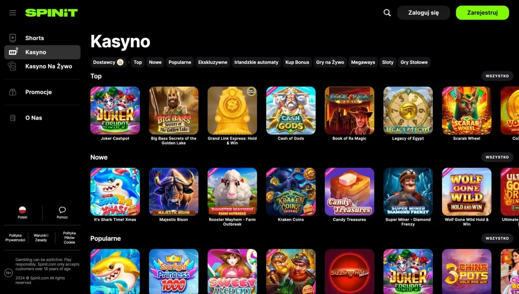 Spinit Kasyno – Wszystko Co Musisz Wiedzieć Przed Grą pic2