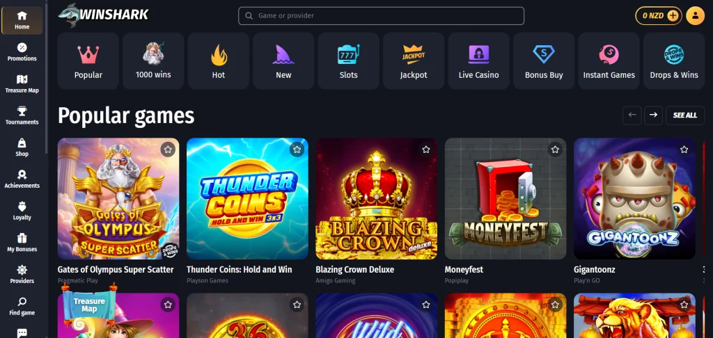 Winshark Casino Polska – Twoja Droga do Rozrywki pic3