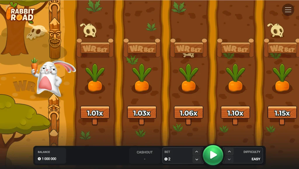 Rabbit Road – dogłębna analiza cascade slot machine pic2