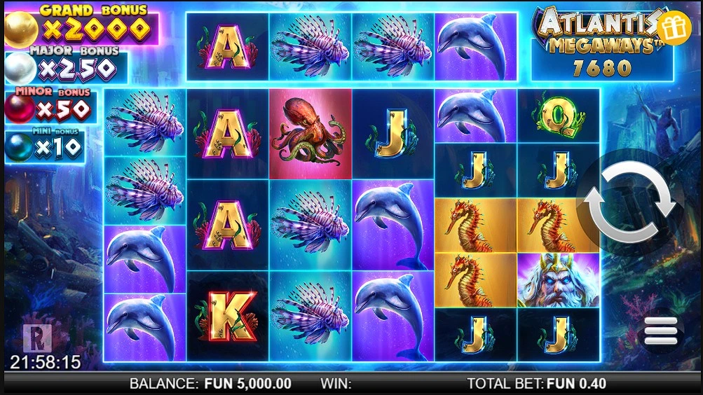 Atlantis Megaways &ndash; podwodna adventure od Blueprint Gaming pic3