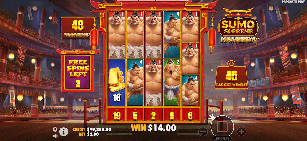 Sumo Supreme Megaways &ndash; japońska moc w Megaways slot pic2