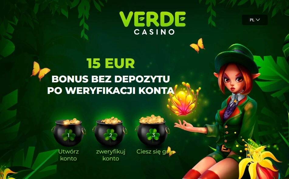 Verde Casino bonus bez depozytu