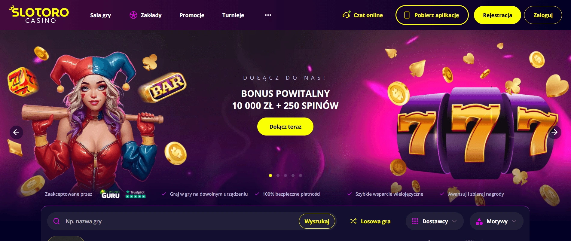 Najlepsze kasyno online według typu gracza