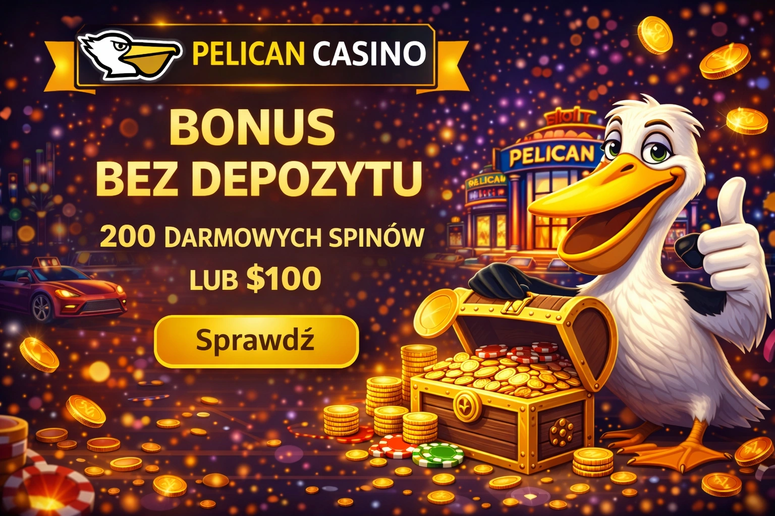 Pelican oferta bez depozytu