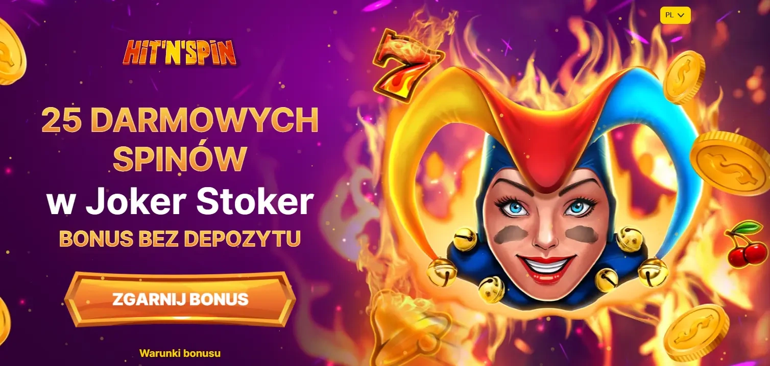 HitnSpin 25 darmowych spinów