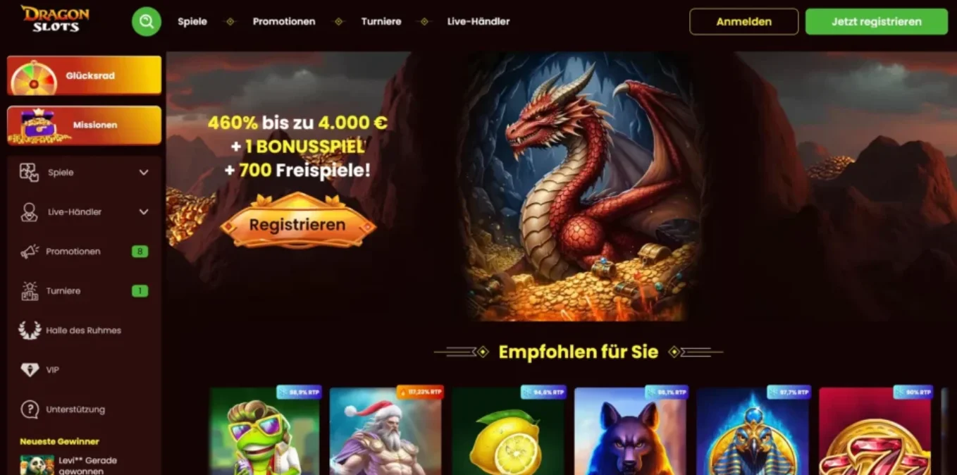 DragonSlots: oferta gier