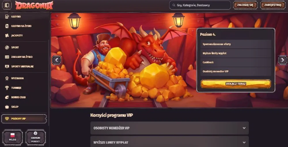 Dragonia: lobby z grami