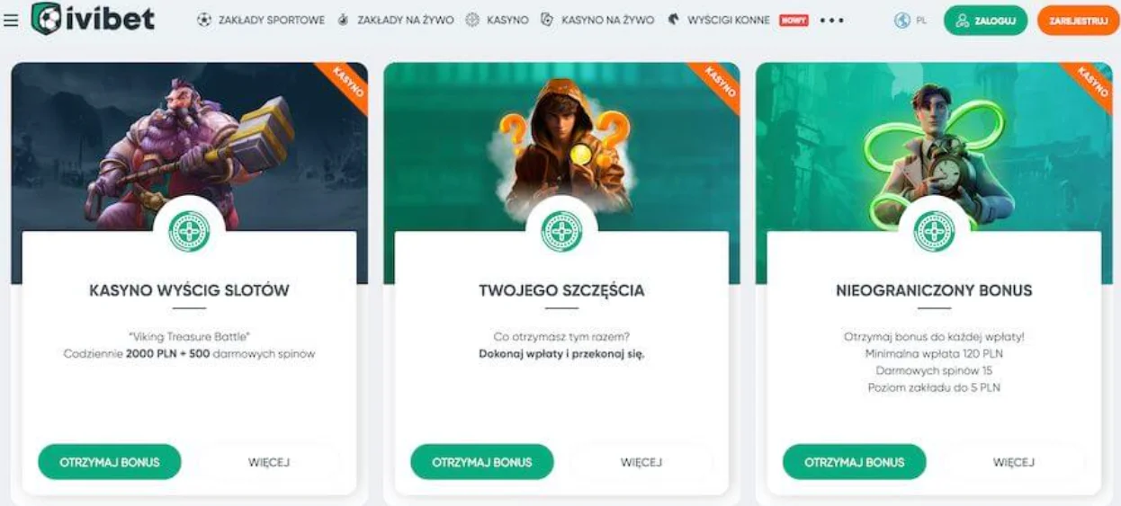 IviBet: spiny za rejestrację