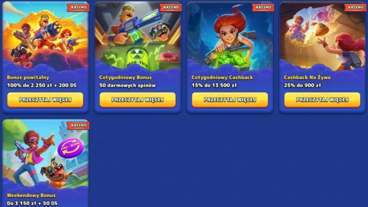 Pistolo Casino: bonus powitalny