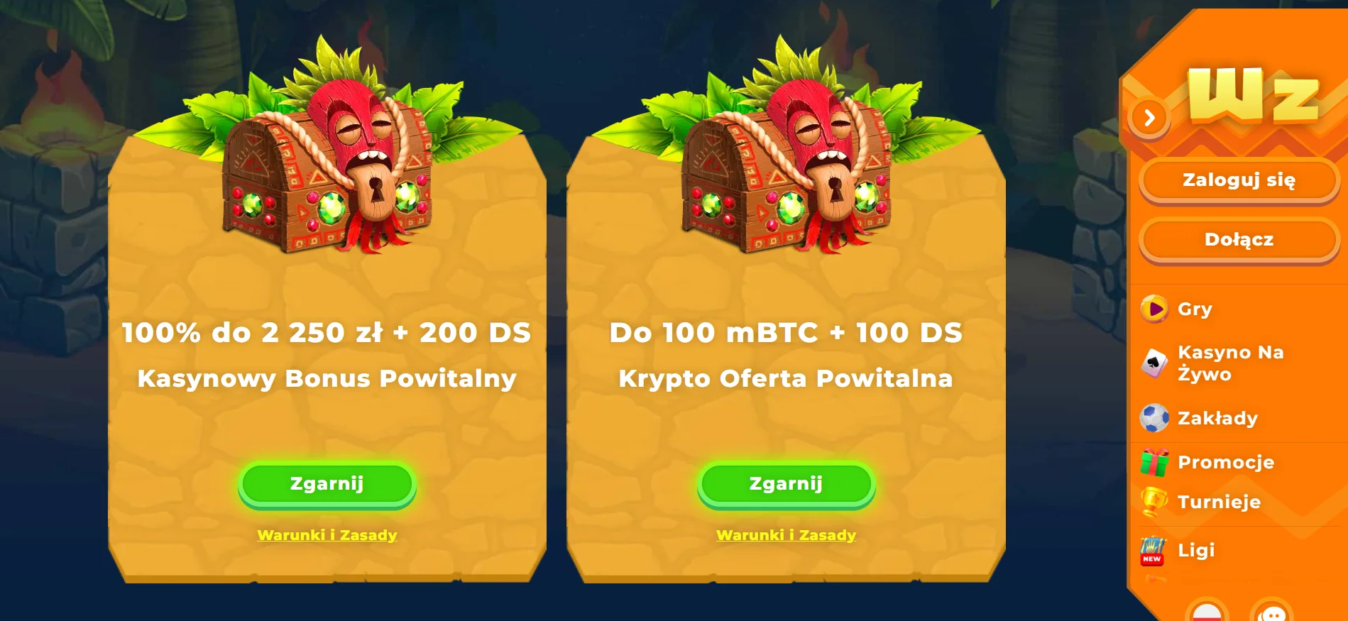Pakiet powitalny Wazamba