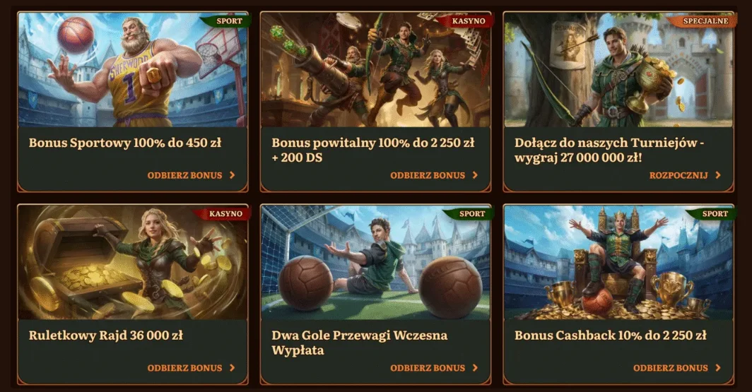 Wild Robin: bonus na start